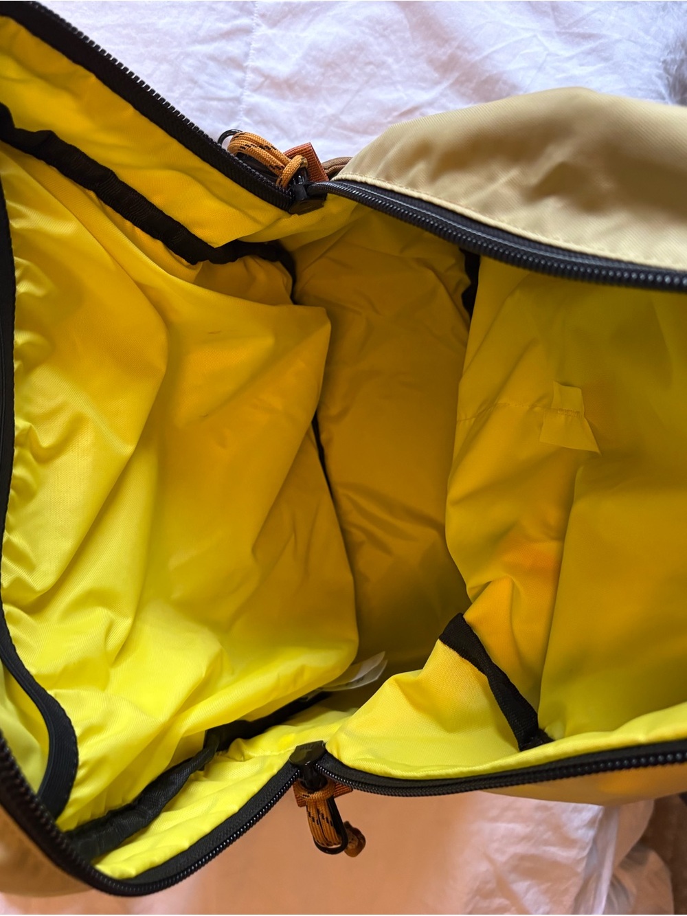 Topo Designs Men's Green Backpack with Yellow Trim - Picture 5 of 5